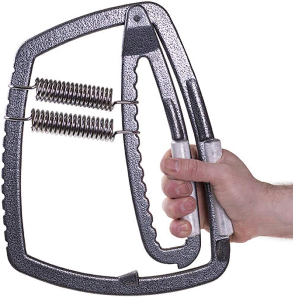 Hand Grip Strengthener With 2 Springs - Adjustable Resistance Range from 0 to 350 LBS (0 to 159KG) - Excellent tool to increase strength of hands, fingers and forearms - Recommended for Athletes, Sports Enthusiasts Such As Tennis, Golf, Body Builders, Rock Climbers - Recover From Injuries Tendonitis, Arthritis or Tennis Elbow