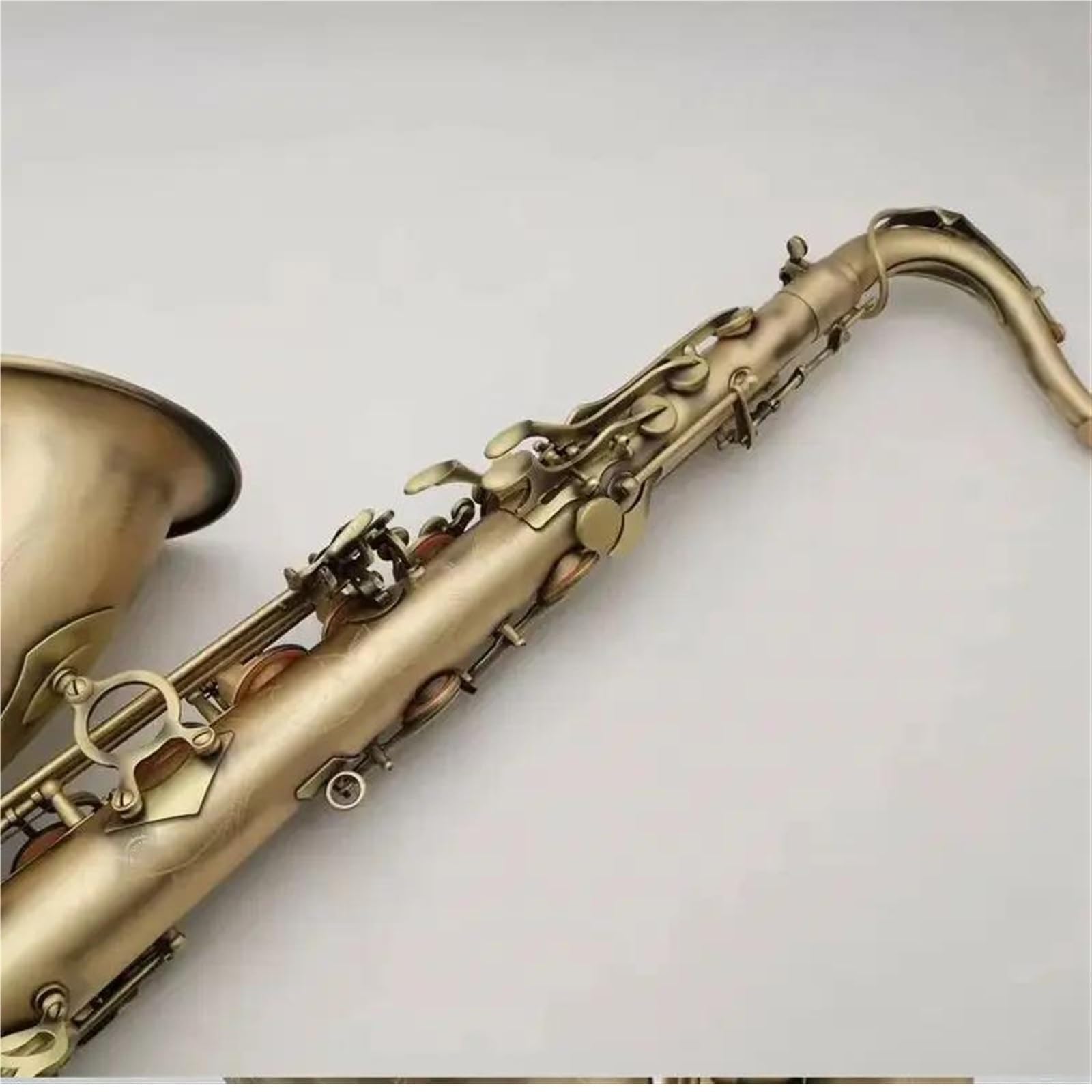 sassofono Sassofono Tenore Laccato Oro Sax Tenore Professionale Con Custodia Per Ance, Bocchino Al Collo