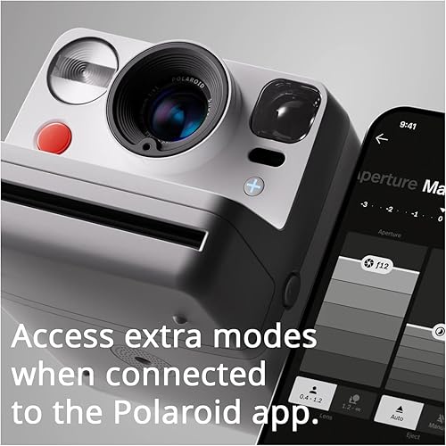 Miniatura 6 de Polaroid Now Plus Generation 3 - Cámara instantánea con sistema de enfoque automático de dos lentes y modo manual (blanco) Paquete con kit de