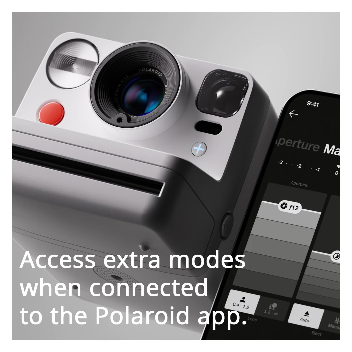 Polaroid Now Plus Generation 3 - Paquete de cámara instantánea (blanco)