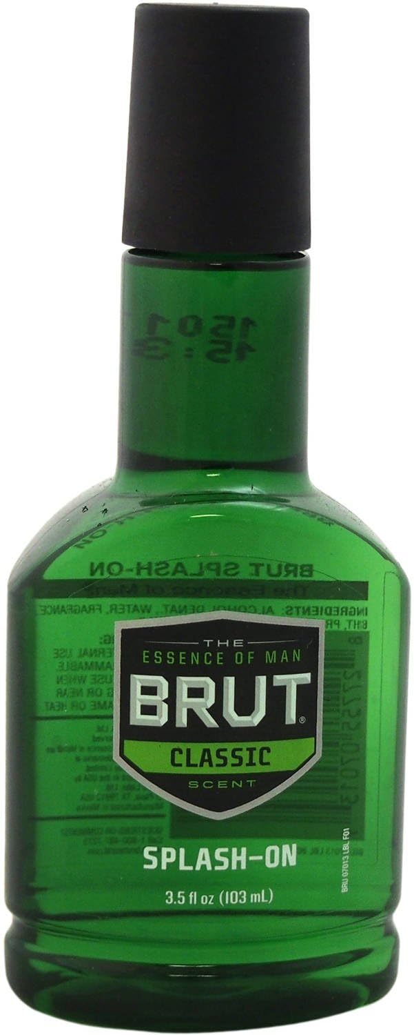 Brut Splash-on Classic Scent for Men, 3.5 Oz (Pack of 2)
