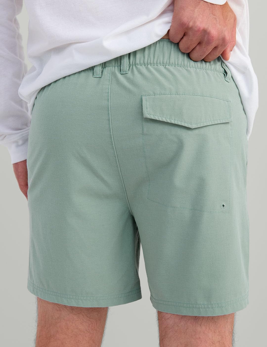 HUK Men's Next Level Camp Shorts 6" Performance Fishing Shorts, Lightweight, Quick-Dry, Elastic Waistband