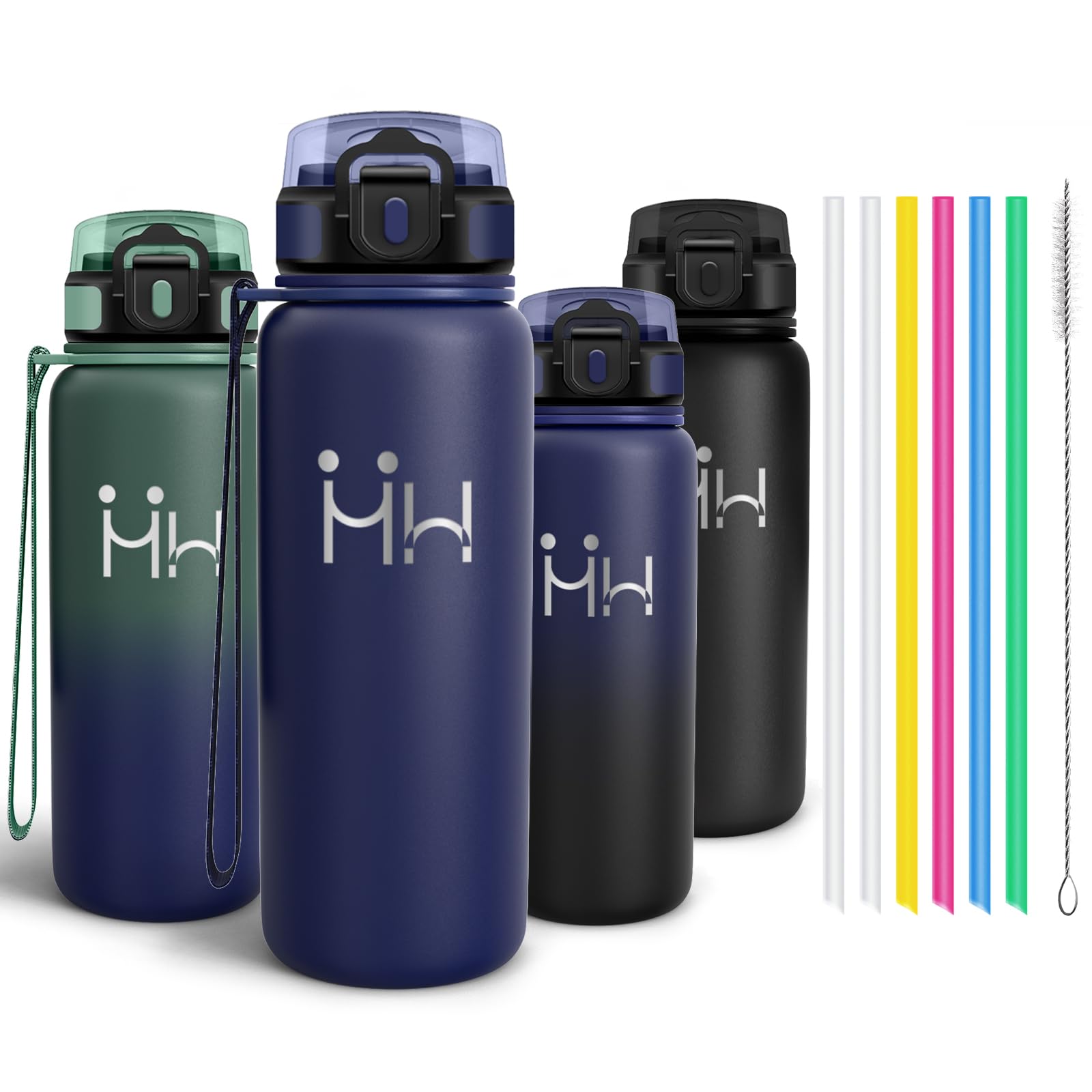Motswedi Insulated Water Bottle, 750 ml, Stainless Steel Water Bottle, Reusable, Thermal Bottle, BPA Free, Water Bottles - Navy Blue