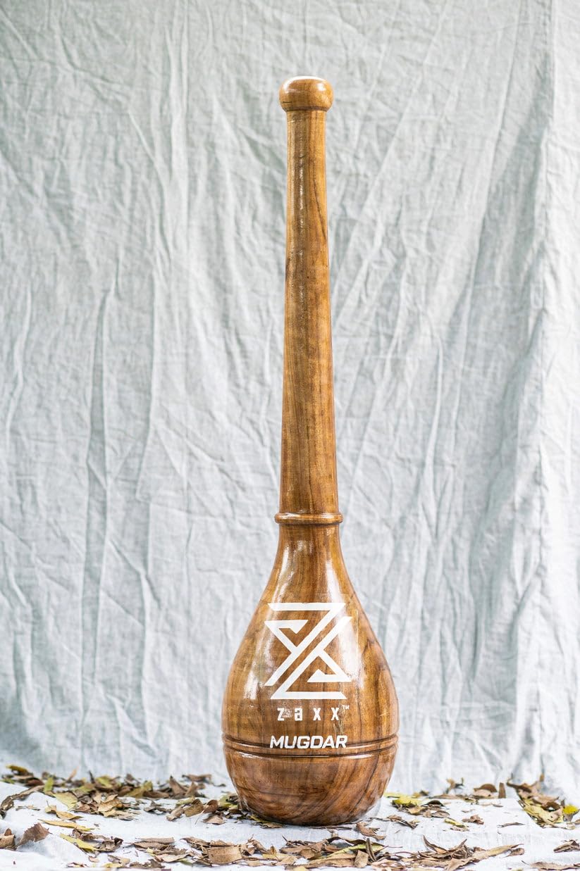 zaxx 5kg Bheem gada Mudgar Wooden Indian Clubs/Meel/Clubbell/Karla Kattai/Mugdal/Weight | Made with Pure Sheesham Wood (B0CWLKDTT1) Amazon Price History, Amazon Price Tracker