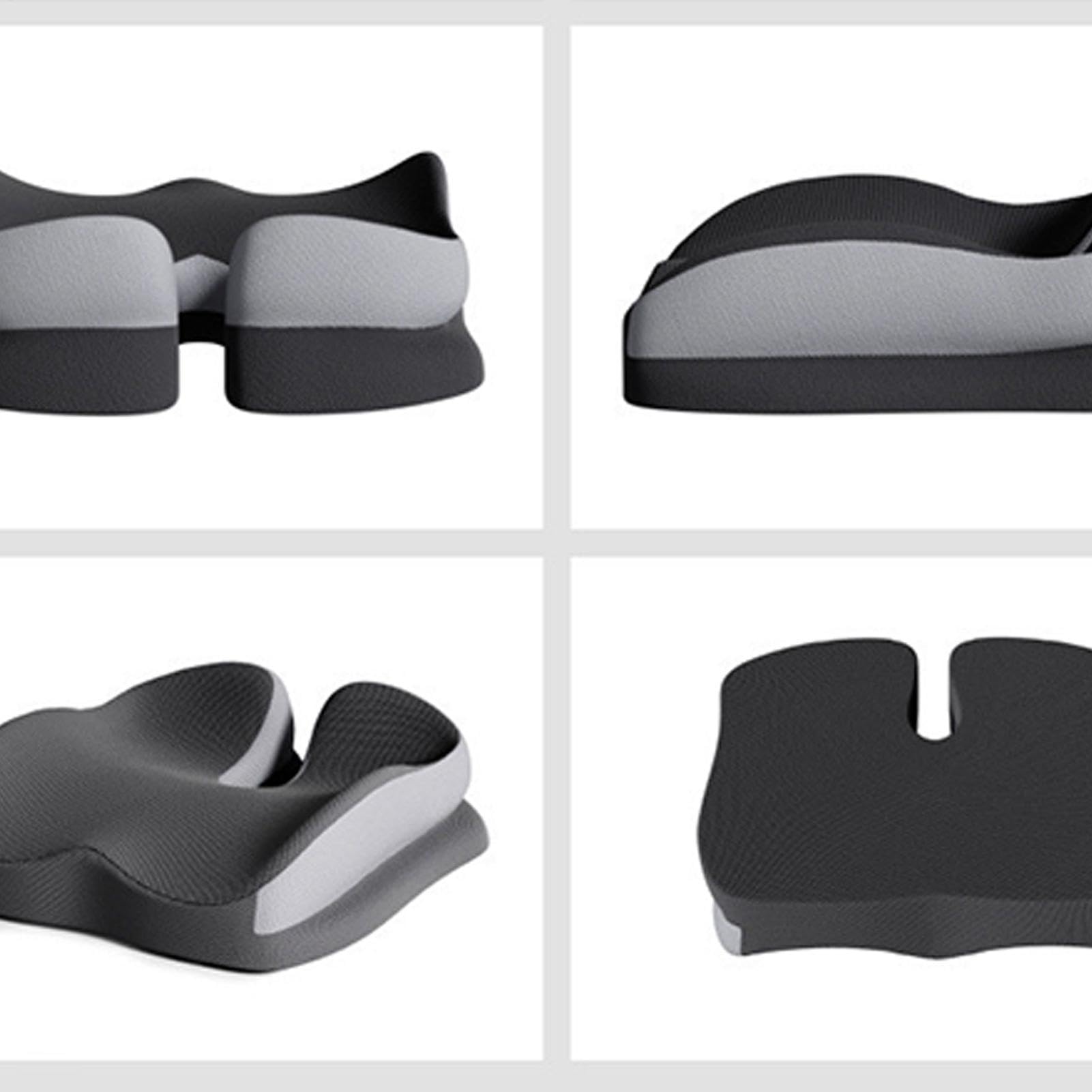 Cojín ortopédico con memoria – ergonómico de la presión en el G | Cojín ortopédico para asiento de coche, con memoria, ergonómico, transpirable, para coxis, alivio de presión
