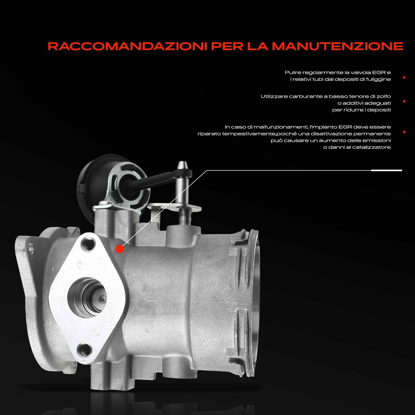 Frankberg Ricircolo dei gas di scarico della valvola EGR 070128070F | Compatibile con: T.o.u.a.r.e.g 7L6 7L7 7LA