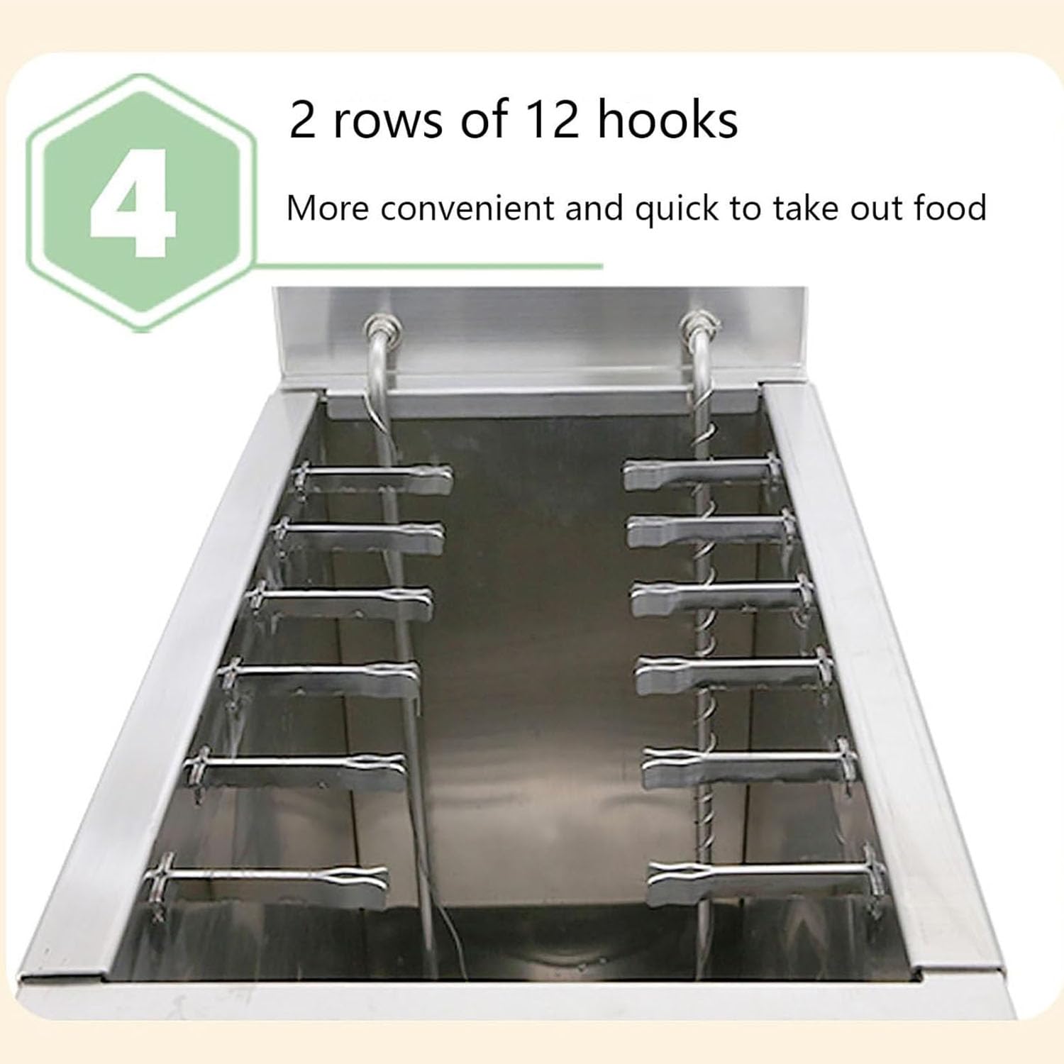 Macchina per Produrre Bastoncini Macchina Hot Dog Commerciale capacità 25 Litri Con 12 Ganc Friggitrice Gas Professionale Friggitrice per Ristorante,Cucina Domestica, Snack Bar