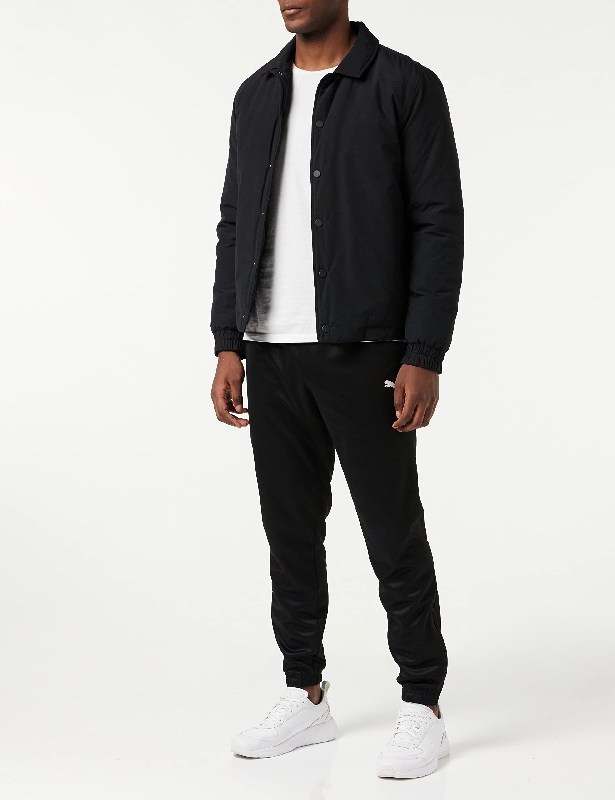 PUMA Pantalones de entrenamiento Teamrise Poly para hombre - 4