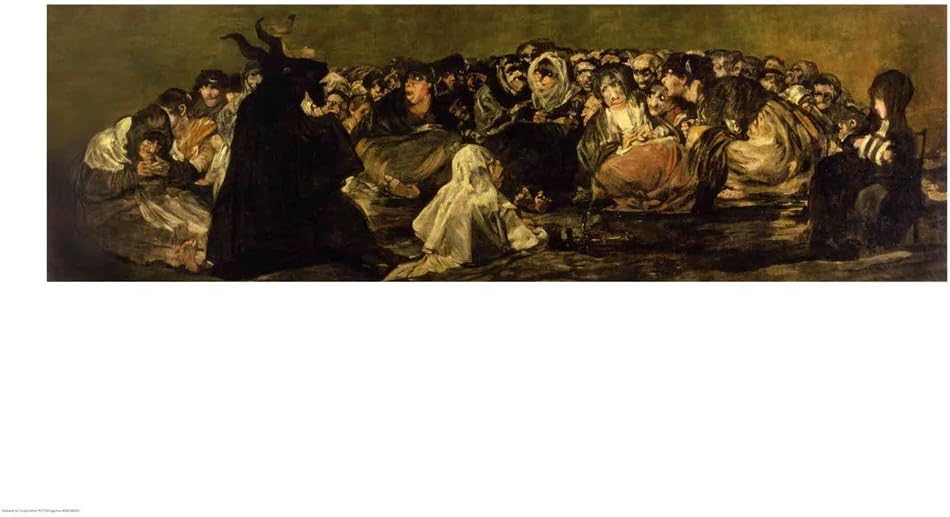 Картина полет ведьм гойя