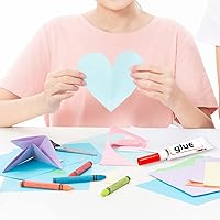 Vista 6 de 24 hojas de cartulina azul claro de 8.5 x 11 pulgadas, papel de impresora Goefun de 80 libras para invitaciones, menús, manualidades, tarjetas