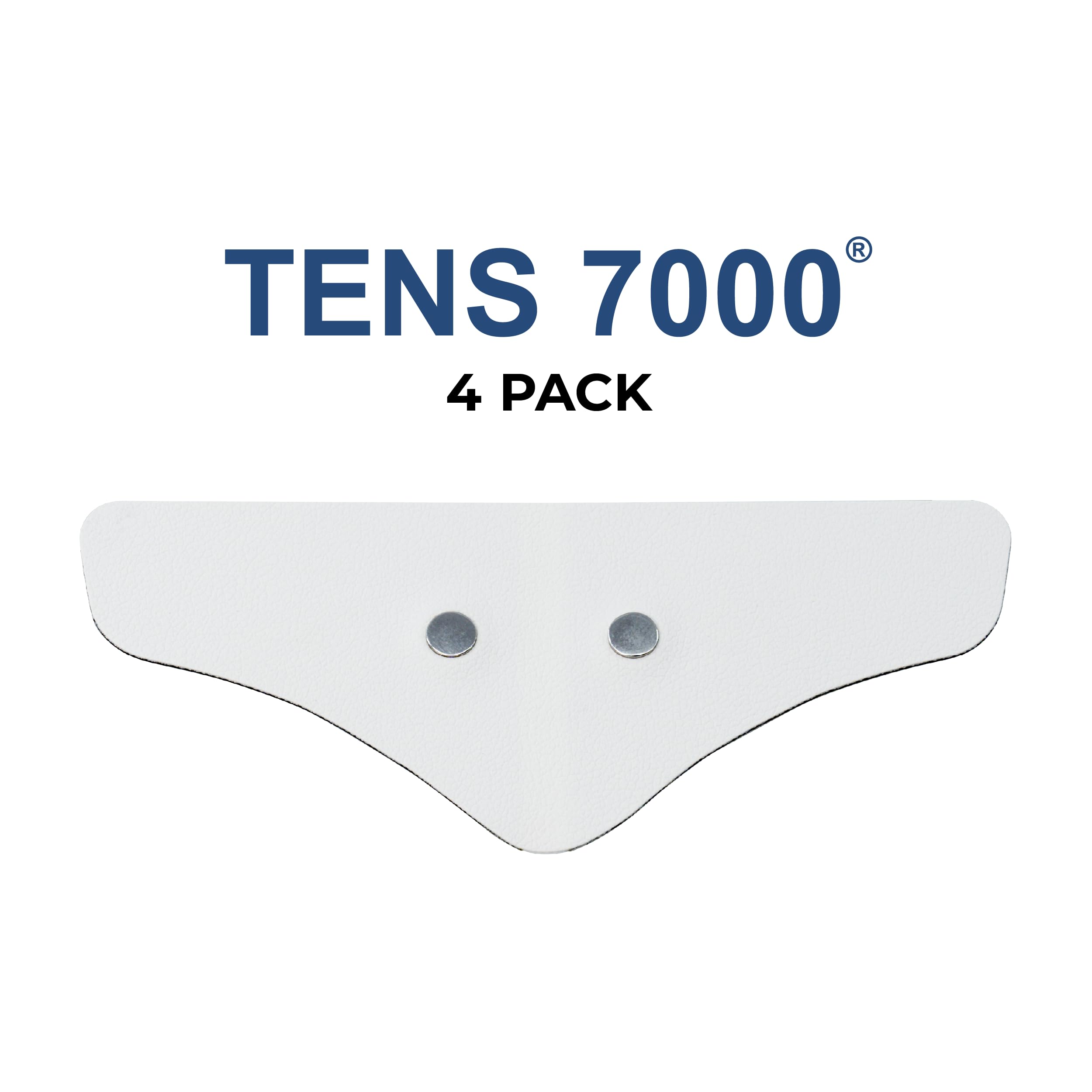 TENS 7000 Migraine Pads, 4 Count Per Pack – Compatible with TENS 7000 Migraine Relief Device, Replacement Pack, Wearable for Migraines and Migraña