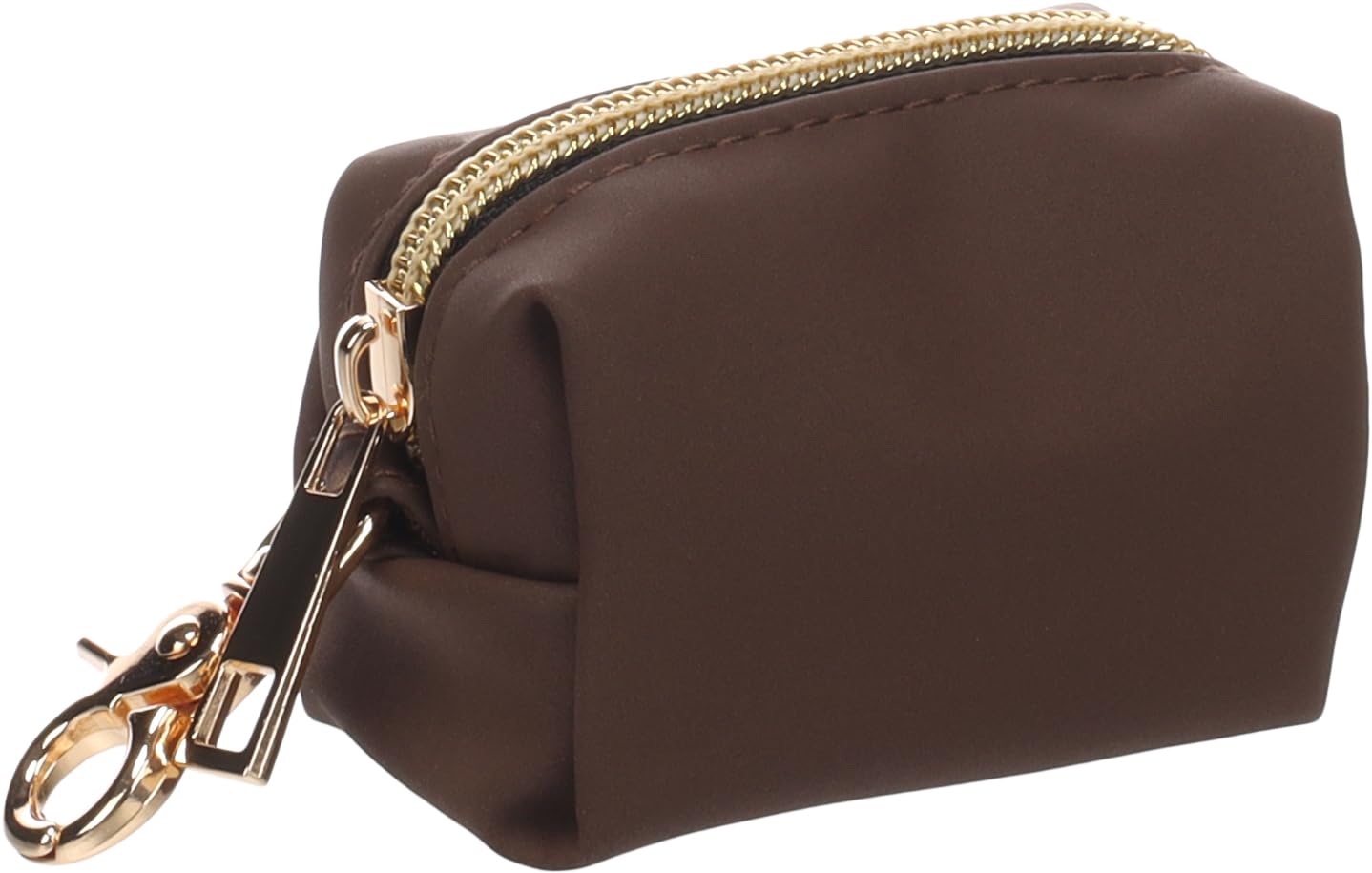 POOP BAG HOLDER MIRKO DARK BROWN + 1 ROLL 8x5x5CM