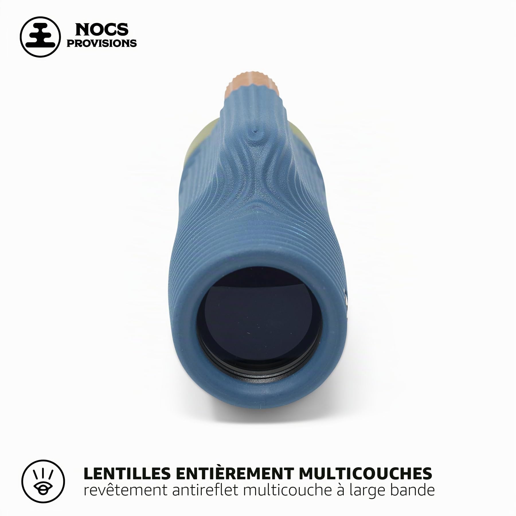 Nocs Provisions Télescope monoculaire Zoom Tube 8 x 32 | Léger, Compact, grossissement 8X, Large Champ de Vision pour l'observation des Oiseaux, la Chasse, la randonnée et d'autres activités de Plein