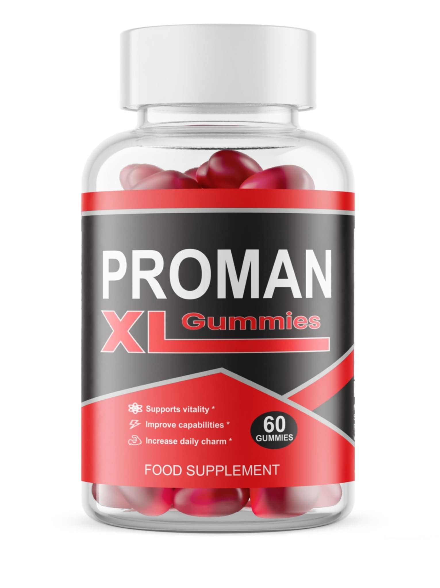 PromanXL Testo Gummies for Men - Powerful Natural Ingredients/New & Sealed - 60 Gummies/Supplement Heaven