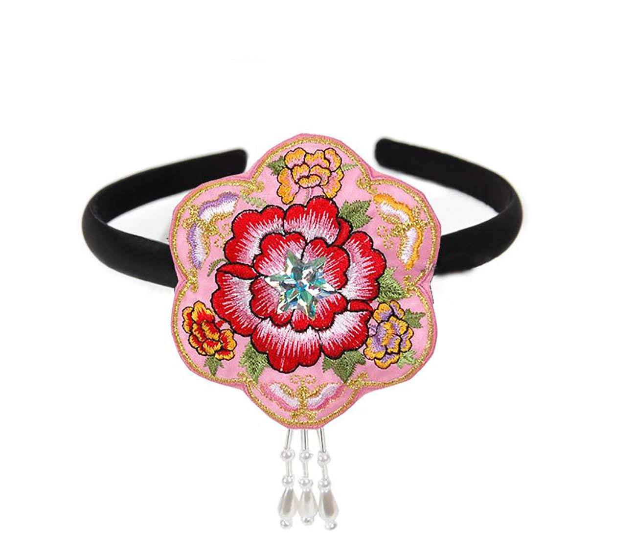 Hanbok storeKorean Hanboks Babys Girls hair band bassi traditional costumes pink
