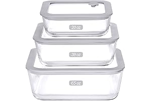 Must-Have Glass Silicone Food Storage Containers for Healthy Meal Prep and Storage