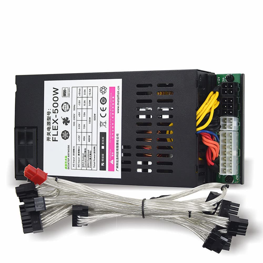 LFISH FLEX-500W 電源ユニット 500W Amazon.com: PSU for ITX HTPC Flex NAS Small 1U 200W-500W Power