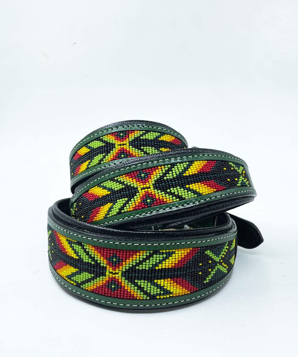 Kalpané Pets Macbeth Leather Beaded Dog Collar for Small Dogs. Inside Padding for Ultimate Comfort (B0CQMBVHWR) Amazon Price History, Amazon Price Tracker