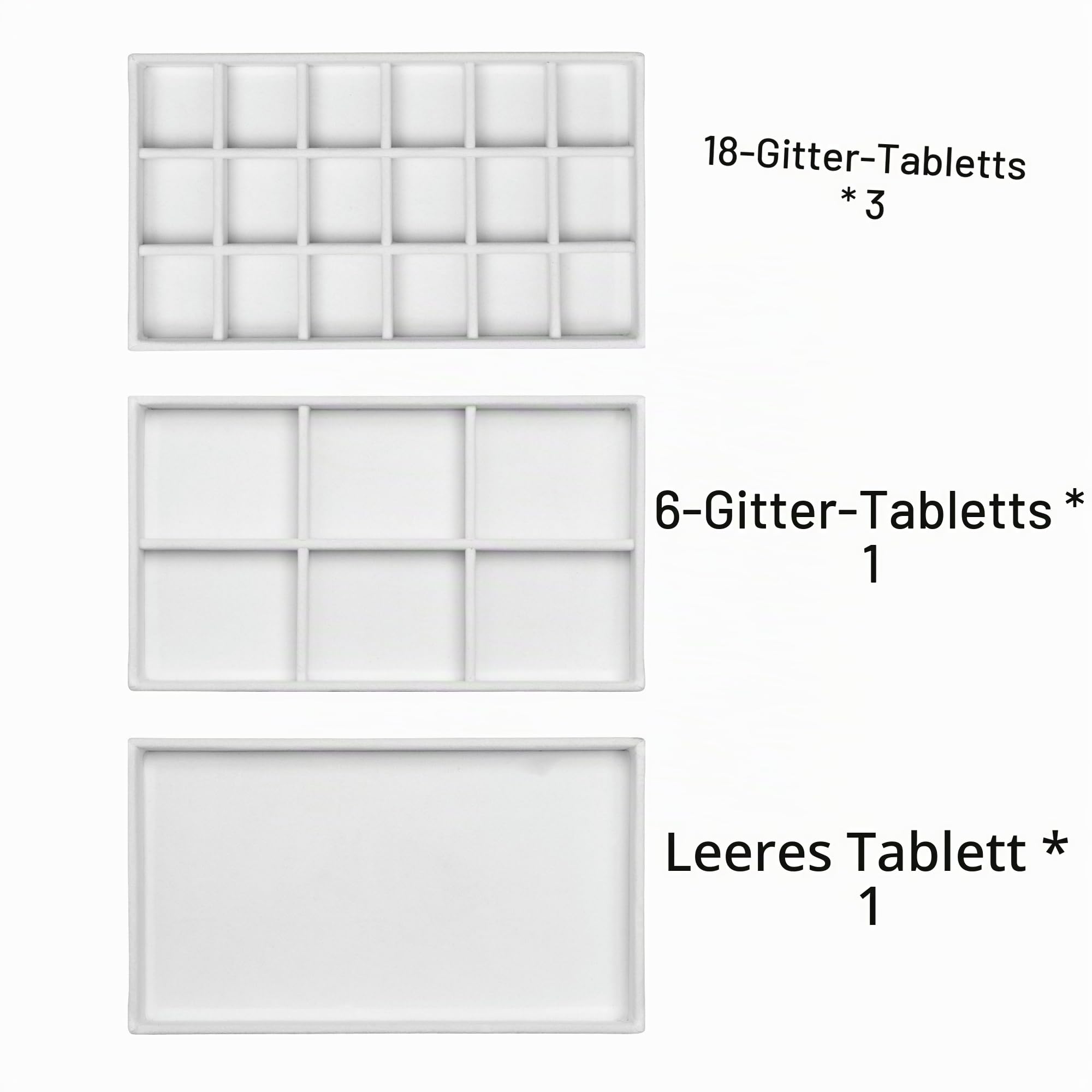 Frebeauty Acryl-Schmuck-Organizer, Ohrring-Organizer-Box mit 5 Schubladen, Organizer mit Samtablagen, transparente Schmuckschatulle für Damen, Ohrring-Display für Ringe, Ohrstecker (weiß)
