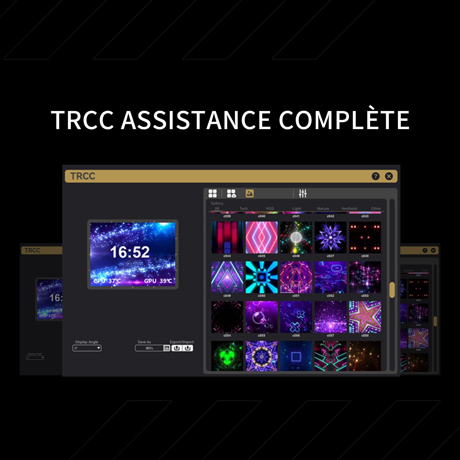 Thermalright Peerless Assassin 120 Vision ARGB Black CPU, raffreddamento PC con 6 heatpipes, display magnetico da 2,8" (risoluzione 320x240) per AMD AM4/AM5 e Intel LGA1700/1851