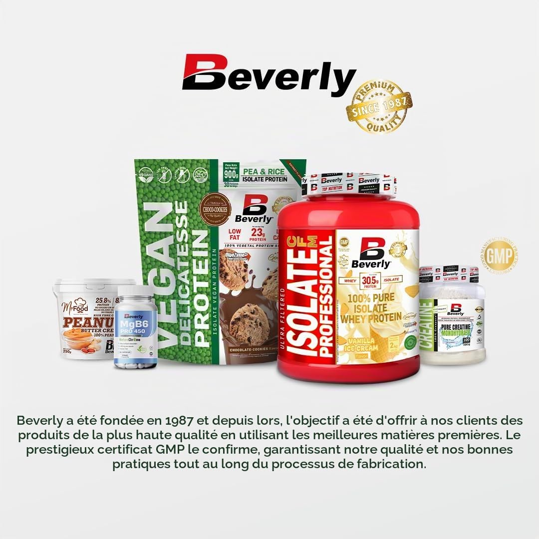 Beverly HYDRO PROTEIN - Protéines de lactosérum hydrolysées avec Digezyme et Tolerase - 1 kg - 29 g de protéines par portion - 28 portions - Excellente digestibilité - Saveur (Chocolat Orange)