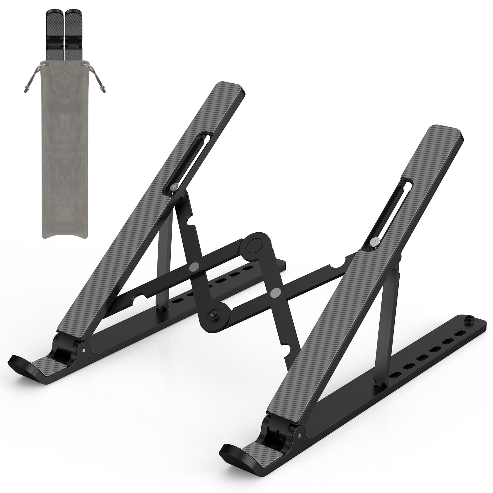 DClub Portable Aluminum Adjustable Laptop Holder for Desk, Foldable Ventilated Cooling Notebook Stand for MacBook Pro/Air, HP, Lenovo, Sony, Dell, More 10-15.6 Laptops, Tablet (B08CSQ3VSW) Amazon Price History, Amazon Price Tracker