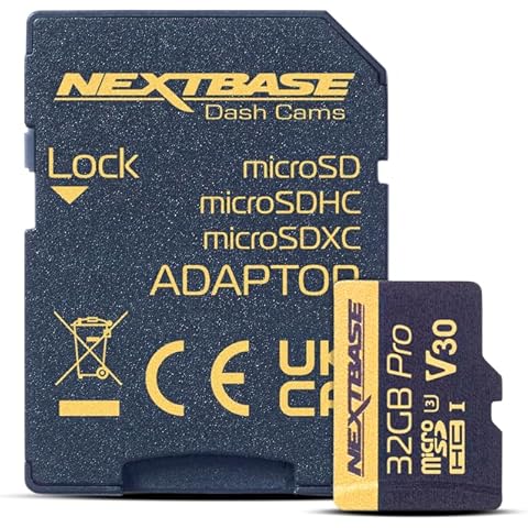 Nextbase 32GB U3 Micro SD Card with Adapter Cover