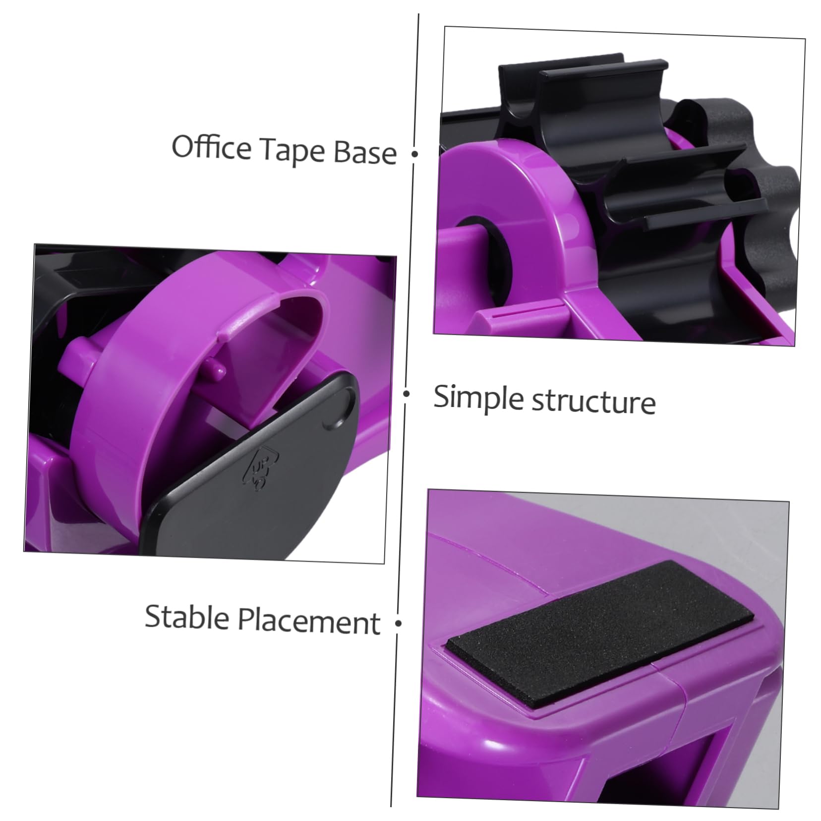Porpora Dispenser in Plastica Nastro Adesivo da Scrivania