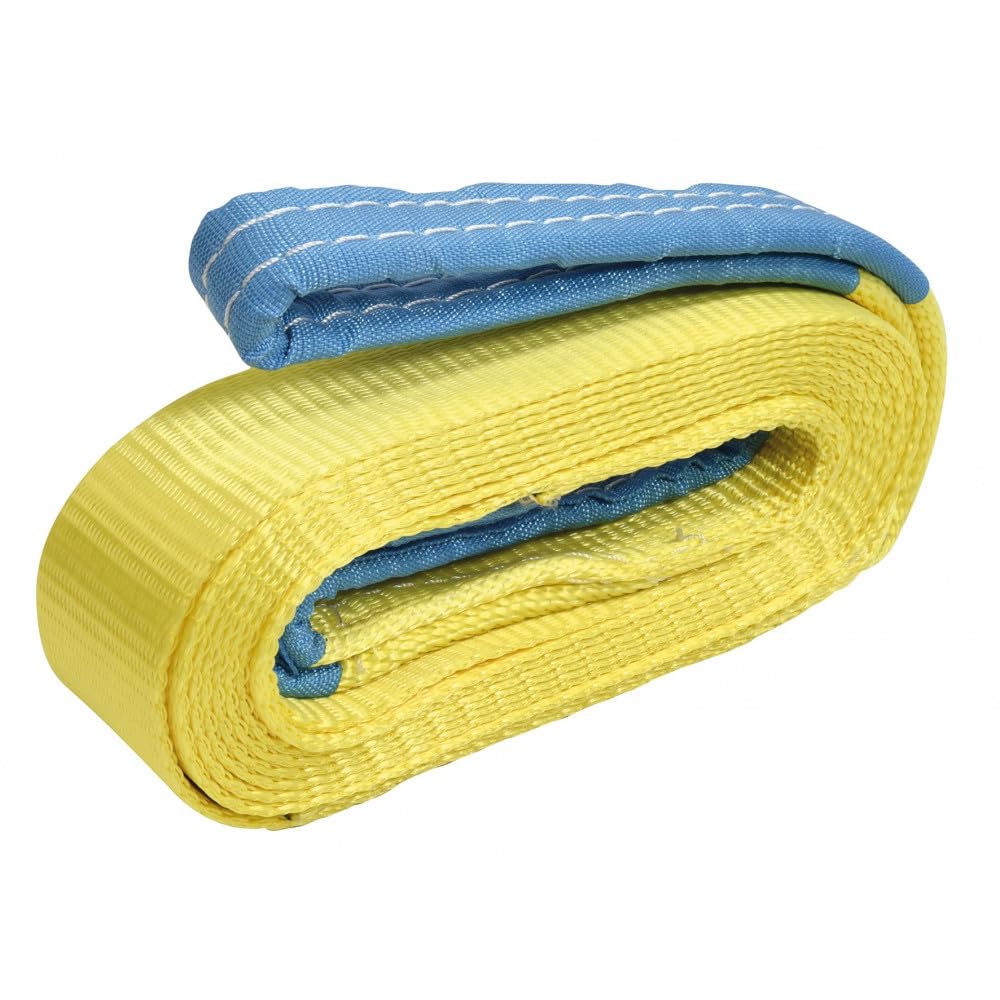 Autobest Lot de 2 Sangles de Traction 6 tonnes - 5m x 50mm - remorquage Extreme - 2 Boucles