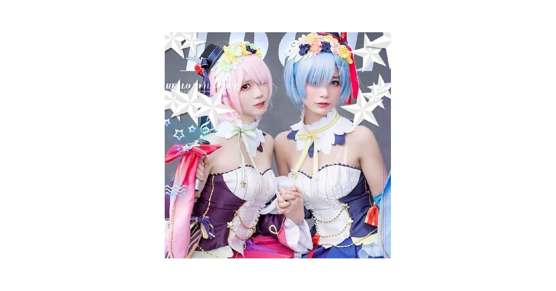 S④4 リゼロ　ラム レム　アイドル　ステージ衣装　コスプレ　高品質 Amazon.co.jp: S④4 リゼロ ラム レム アイドル ステージ衣装