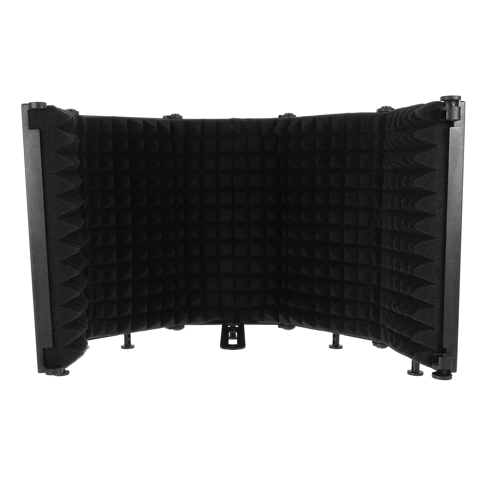 Microphone Isolation Shield Aislamiento Acústico Compacto y Plegable para Micrófono Insonorizante para Grabación Profesional y Transmisión Estudio
