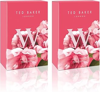 W Eau de Toilette Duo Pack for Women & Teens, Fruity Floral Rose & Orchid Perfume, Vegan Cruelty-Free, Long-Lasting Fragrance 2 x 75ml / 2.54 fl oz