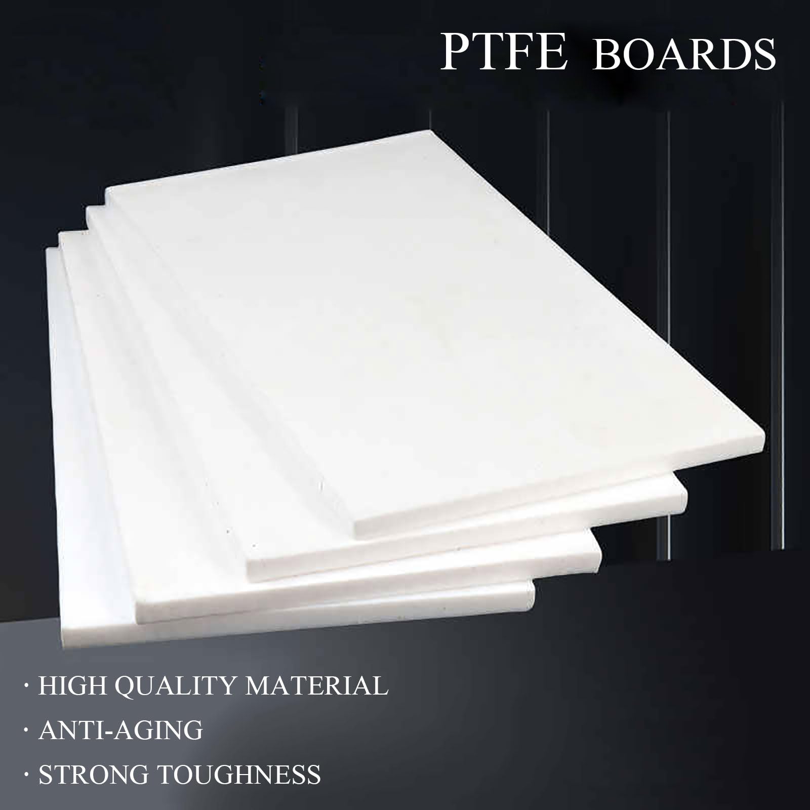 Placas De Teflon Precios COYOUCO Lámina De Plástico De Teflón PTFE, Tamaño  100 X 100 Mm, image size:1600x1600