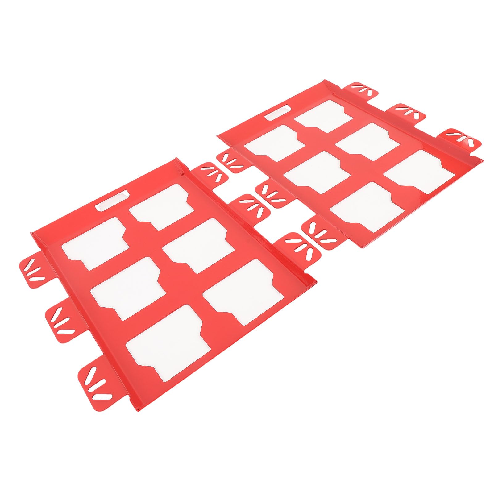 Hyuduo Placa de Montaje de Caja de Almacenamiento de Herramientas, Acero Inoxidable, Diseño de Bloqueo Seguro, Ideal para Vehículos y Organización de Herramientas de Garaje