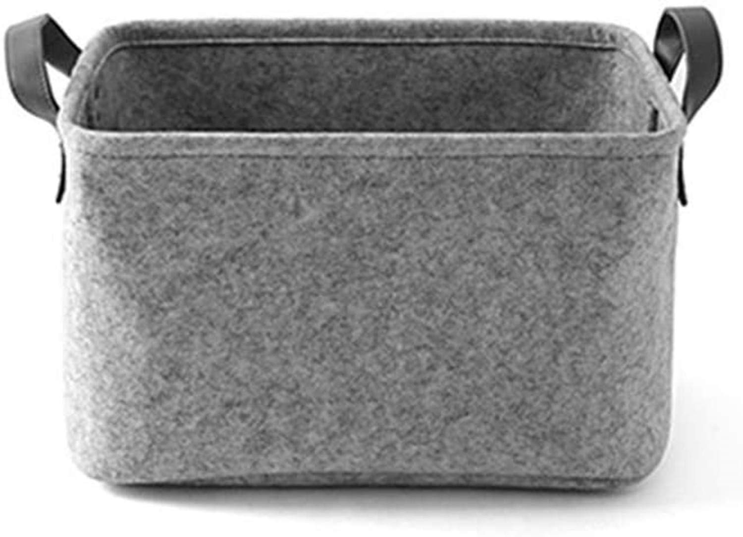 DuneDesign 100% Feltro Riciclato: Box Portaoggetti 32x26x23 Cestino in Feltro Scatole x Armadio