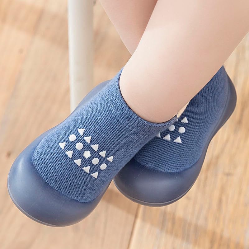 Baby Non Slip Socks Shoes Toddler Girls Boys First Walking Shoes Infant Indoor Floor Slipper Sneakers 2 Pairs - Image 3