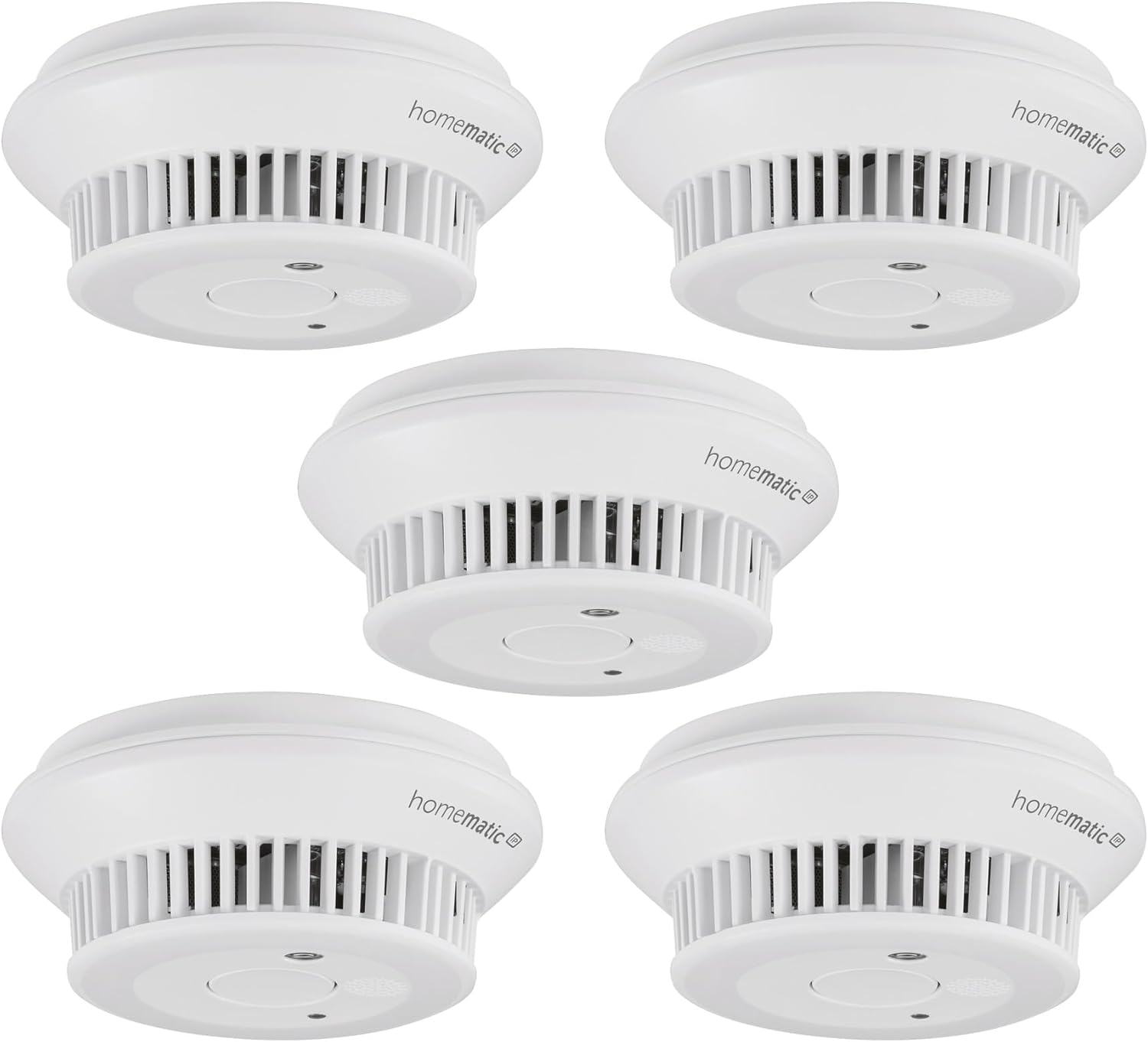 Homematic IP Smart Home 5er-Set Rauchwarnmelder mit Q-Label ...