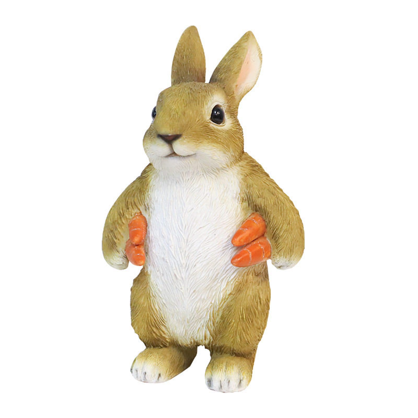 YXCQHZM Cute and Funny Fat Rabbit Garden Statues Animal Sculpture Decorative Figure Statue patio Lawn Yard Home Decoration Gift