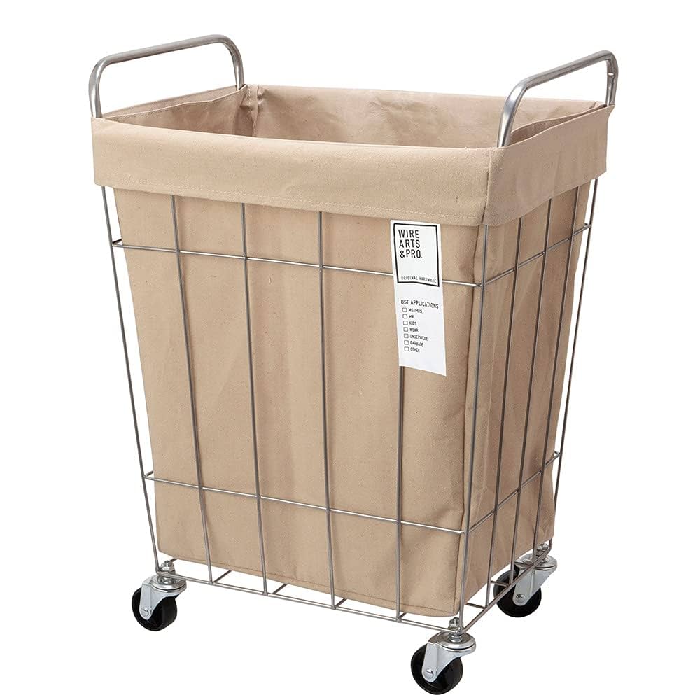 BRID ランドリーストレージ　スクエア　45リットル　2点セット　ワゴン BRID ランドリーストレージ スクエア 45リットル 2点セット