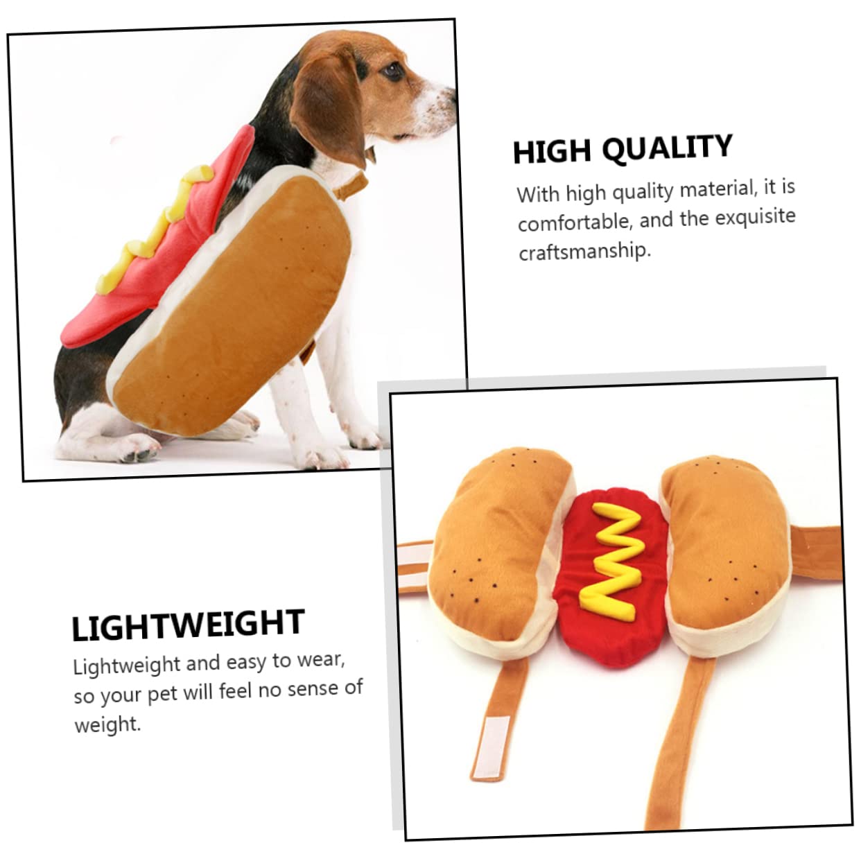 BESPORTBLE Abbigliamento Per Animali Domestici Costume Per Cani Indumento Di Halloween Accessorio Fotografico Per Animali Domestici Pieghevole