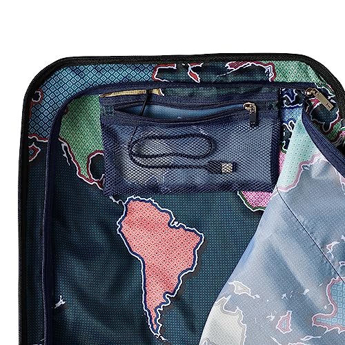 Ted Baker Flying Colours Hardside Trolley 4 Wheel Spinner, TSA Lock, Lightweight Suitcase, Men and Women4
