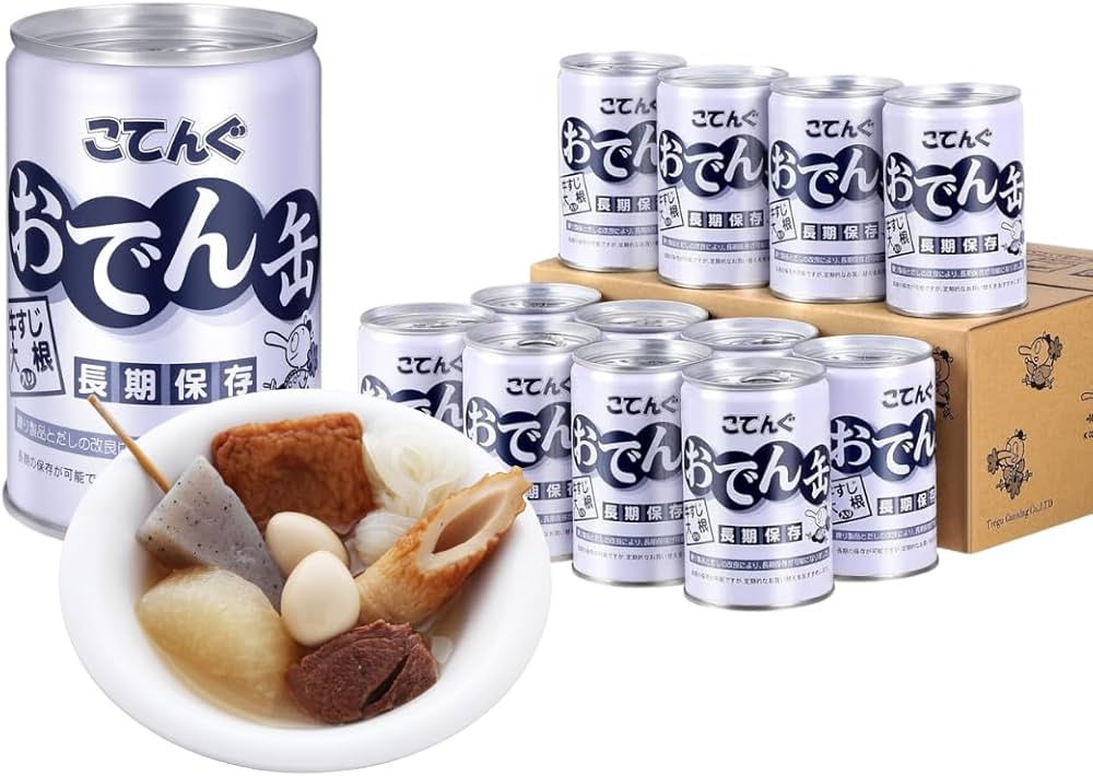 Amazon.co.jp: 【Amazon.co.jp限定】公式 こてんぐ おでん缶 牛すじ