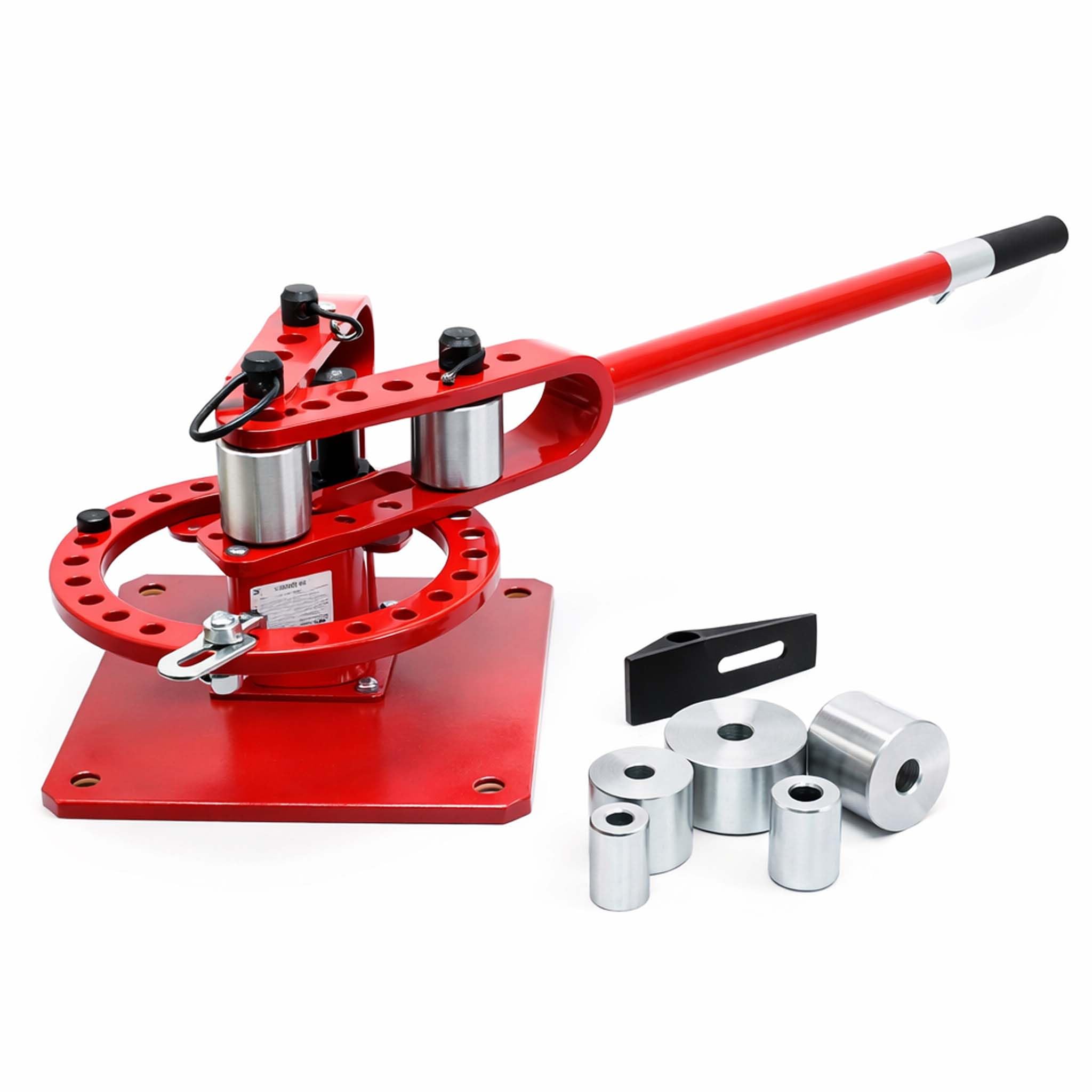 Wiltec Compact Universal Metal Bender with Various Bending Molds, a Base Plate and Pre-Drilled Holes