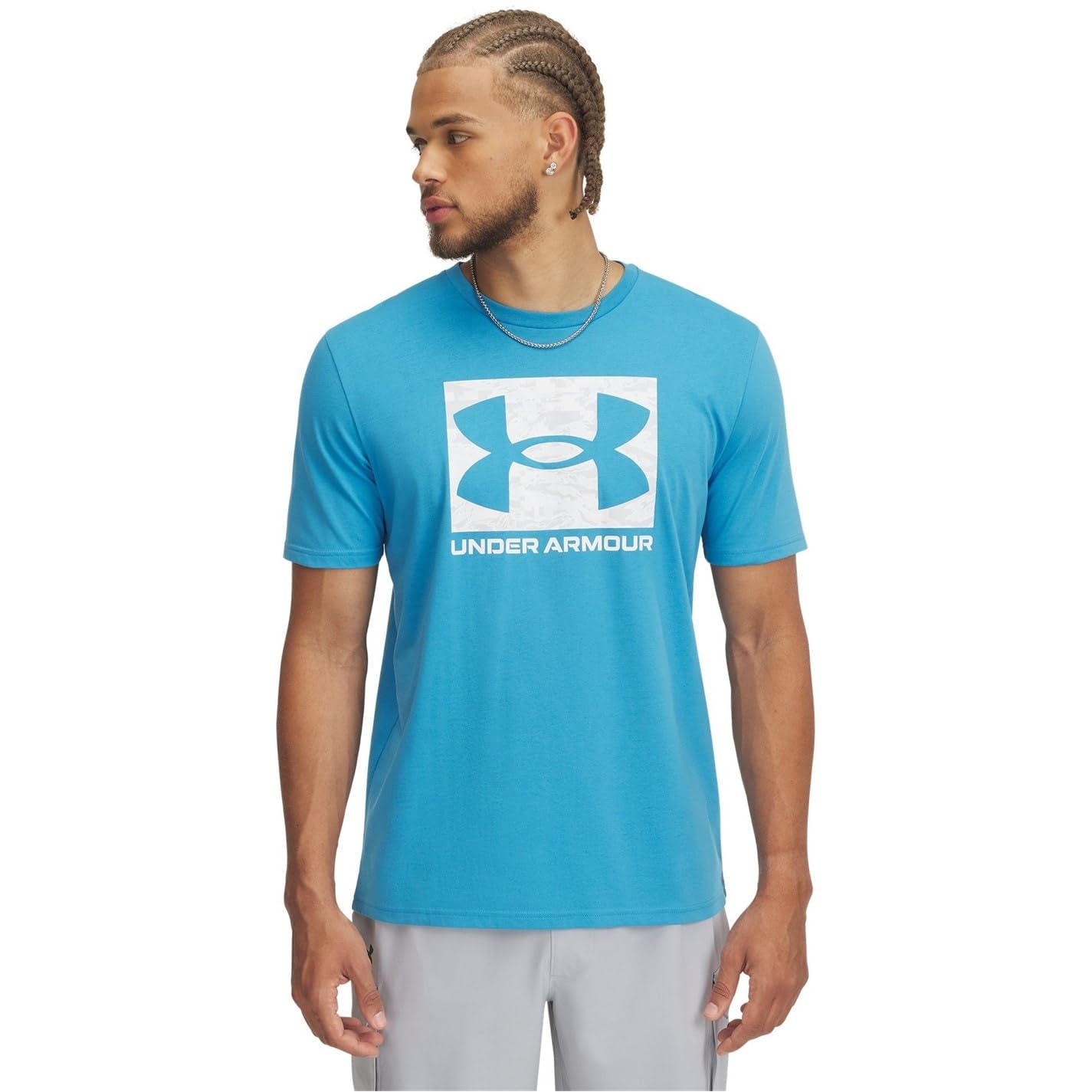 Camo Boxed Logo Short Sleeve by Under Armour