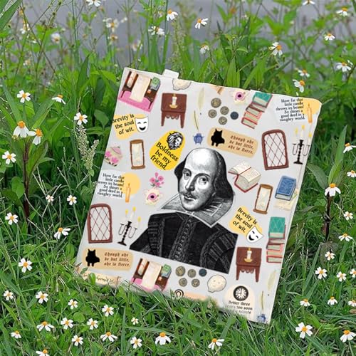 Bolso tote para amantes de la literatura con frase 'Brevity is the Soul of Wit' - G2TUP miniatura 7