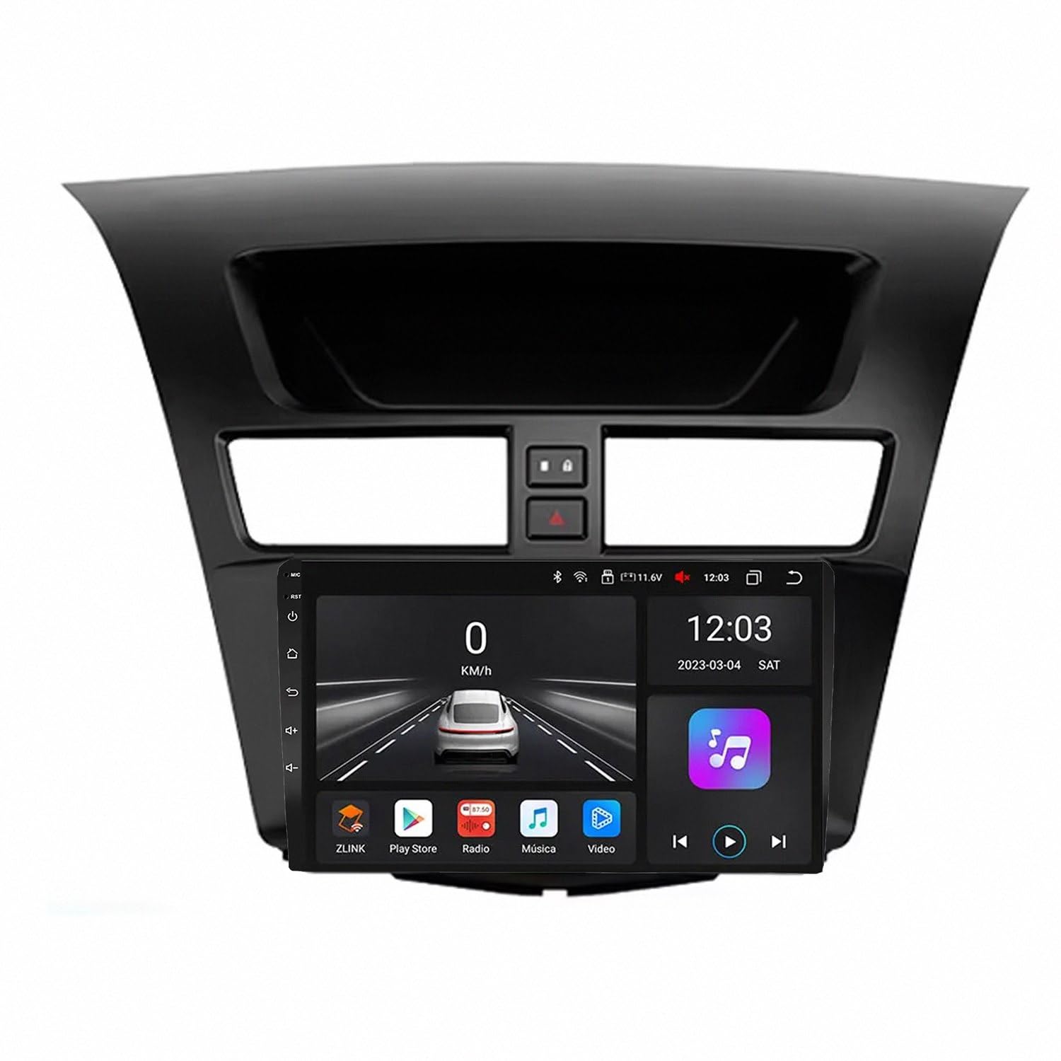 Car Auto Play Auto Stereo Car dla Mazda BT50 BT-50 2011-2020 Odtwarzacz Wideo Play Mirror Link, Siri/Airplay/Aux/Radio, Odtwarzacz Bluetooth Wi-Fi, 8 Rdzeń 4G+64G