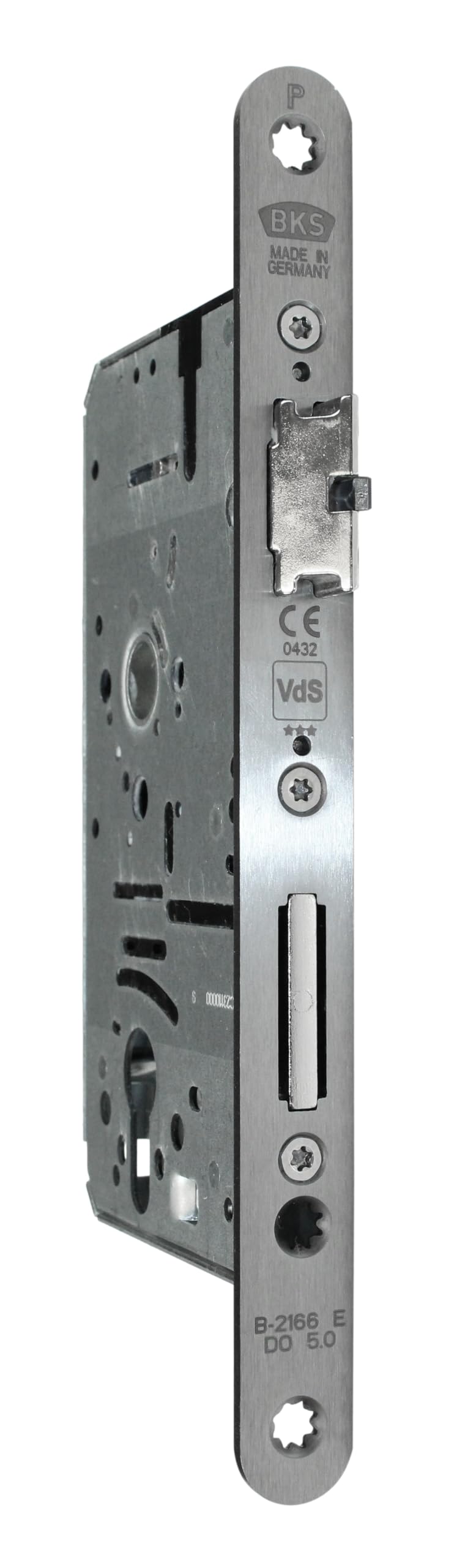 BKS Automatik FH Türschloss Panikschloss B-21660-00-R-8, Funktion E (Wechselfunktion), Dornmaß 55mm, Entfernung: 72mm, Stulp: 20x235x3mm, DIN Rechts (DIN Rechts, Dornmass: 55mm)