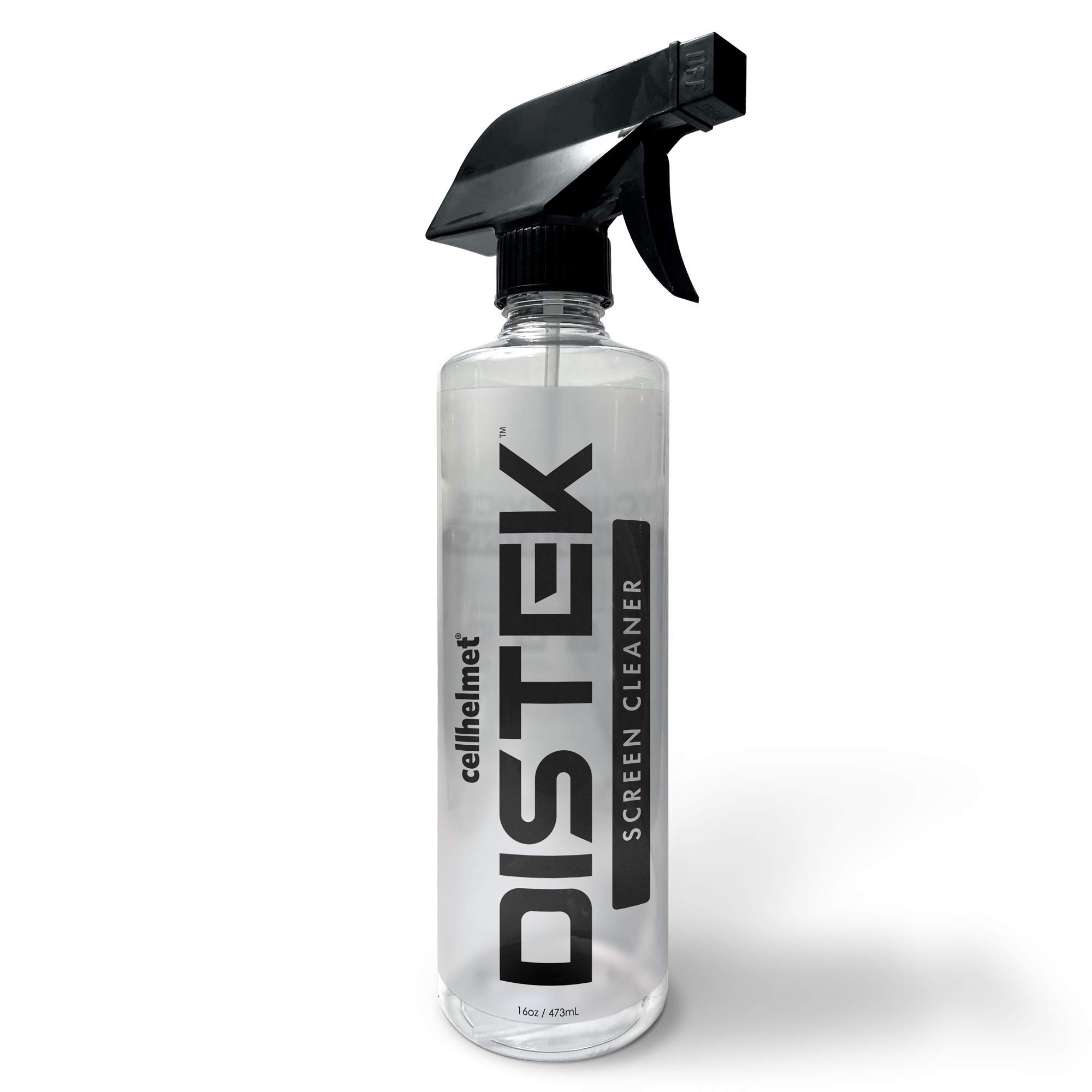 cellhelmet DISTEK Screen and Phone Cleaner Kit Universal for iPhone, Galaxy, iPad, Eyeglasses, Optics, LCD, TV - 473mL with Microfiber Cloth - Made in USA - As Seen On Shark Tank