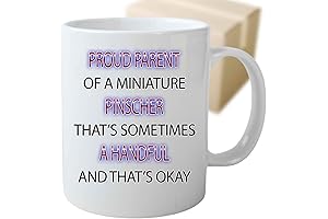 Mini Pin Lovers' Delight, Sip Your Coffee with a Chuckle