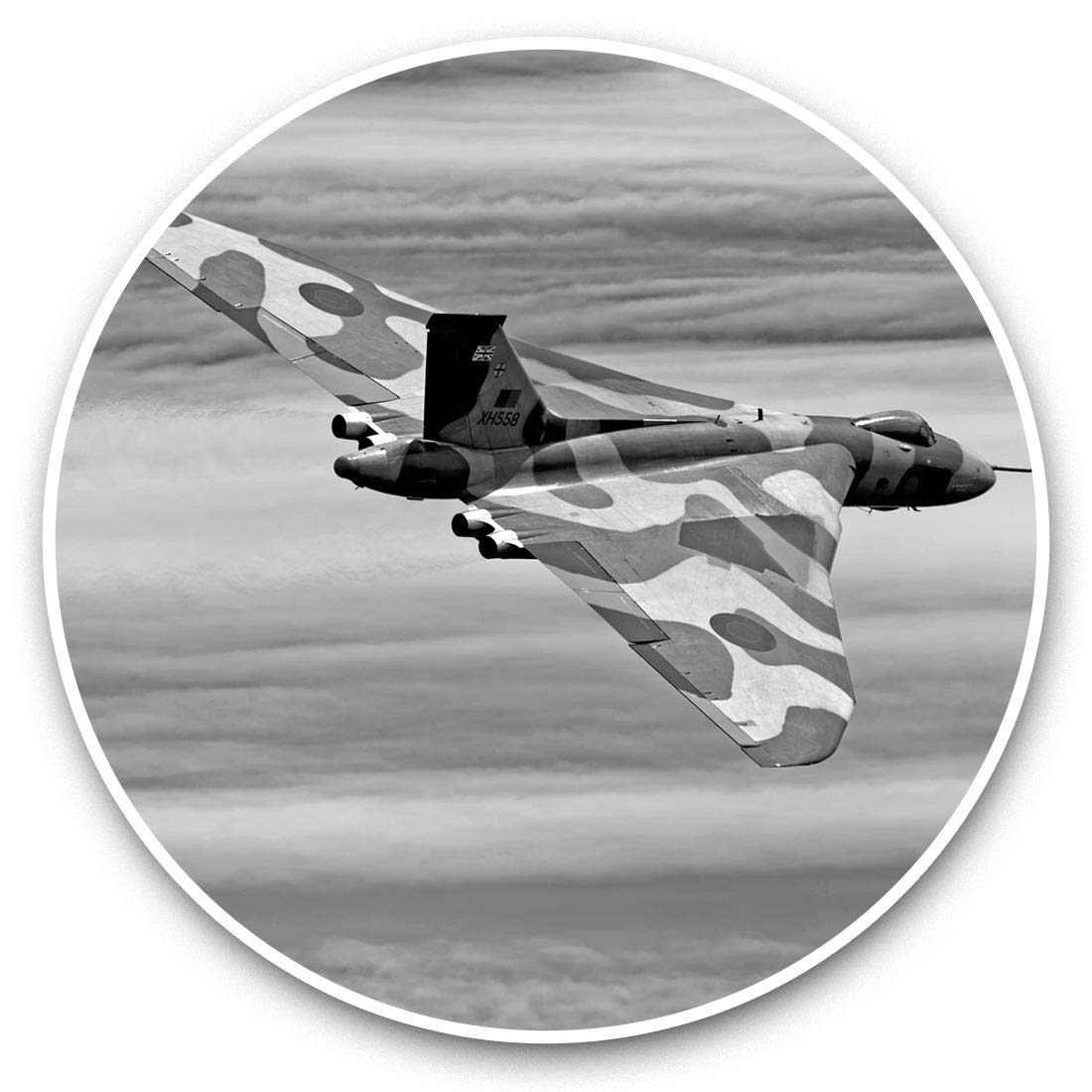 2 x 30cm Vinyl Stickers - Avro Vulcan B2 Bomber Plane 37058